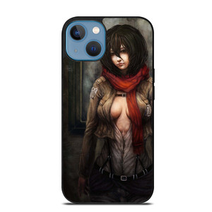 ATTACK ON TITAN MIKASA ACKERMAN DARK iPhone 13 Case