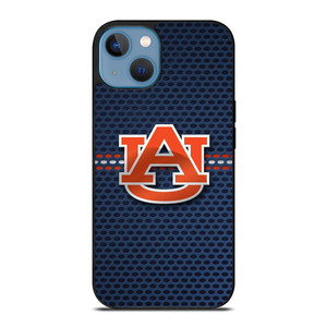 AUBURN TIGERS FOOTBALL CARBON BLUE LOGO iPhone 13 Case AUBURN TIGERS FOOTBALL CARBON BLUE LOGO iPhone 13 Case