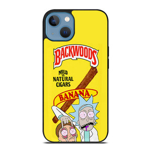 BACKWOODS RICK AND MORTY YELLOW iPhone 13 Case BACKWOODS RICK AND MORTY YELLOW iPhone 13 Case
