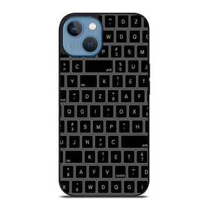 BLACK KEYBOARD PATTERN iPhone 13 Case