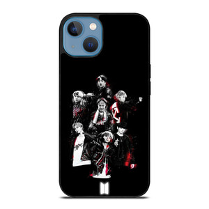 BTS BANGTAN BOYS BLACK iPhone 13 Case