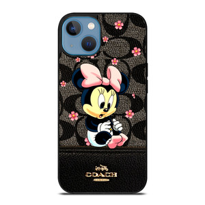 COACH NEW YORK LOGO BABY MINNIE MOUSE iPhone 13 Case COACH NEW YORK LOGO BABY MINNIE MOUSE iPhone 13 Case