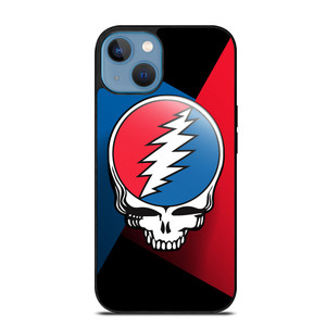 GRATEFUL DEAD SKULL STRIPS iPhone 13 Case GRATEFUL DEAD SKULL STRIPS iPhone 13 Case