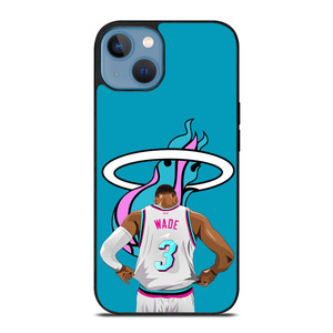 MIAMI HEAT DWYANE WADE 3 BASKETBALL iPhone 13 Case