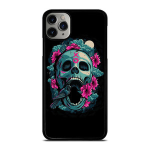 SKULL ROSE VIOLET ARTWORK iPhone 11 Pro Max Case SKULL ROSE VIOLET ARTWORK iPhone 11 Pro Max Case