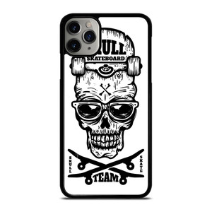 SKULL SKATEBOARD TEAM LOGO iPhone 11 Pro Max Case SKULL SKATEBOARD TEAM LOGO iPhone 11 Pro Max Case