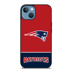 NEW ENGLAND PATRIOTS STRIPS FOOTBALL LOGO iPhone 13 Case