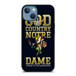 NOTRE DAME FIGHTING GOD COUNTRY iPhone 13 Case