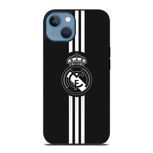 REAL MADRID FC LOGO BLACK WHITE iPhone 13 Case