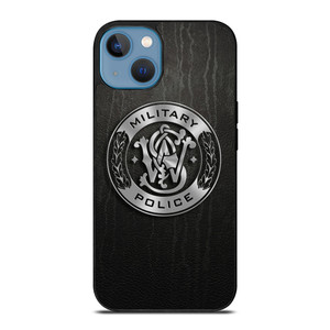 SMITH AND WESSON MILITARY POLICE METAL LOGO iPhone 13 Case
