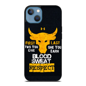 UNDER ARMOUR PROJECT ROCK BLOOD SWEAT iPhone 13 Case
