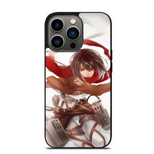 ATTACK ON TITAN MIKASA ACKERMAN ANIME MANGA iPhone 13 Pro Case