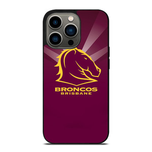 BRONCOS BRISBANE FOTTBALL TEAM LOGO iPhone 13 Pro Case