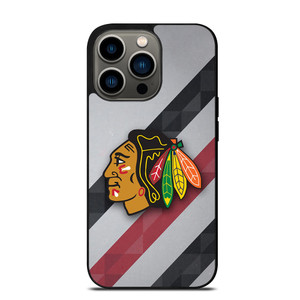 CHICAGO BLACK HAWKS NHL HOCKEY TEAM LOGO iPhone 13 Pro Case