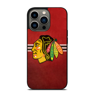 CHICAGO BLACK HAWKS RED LOGO iPhone 13 Pro Case