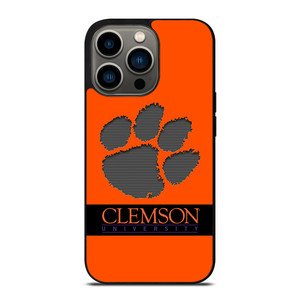 CLEMSON TIGERS UNIVERSITY PAW LOGO iPhone 13 Pro Case CLEMSON TIGERS UNIVERSITY PAW LOGO iPhone 13 Pro Case