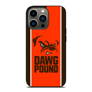 CLEVELAND BROWNS DAWG POUND LOGO iPhone 13 Pro Case