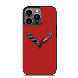 CORVETTE STINGRAY CHEVY RED iPhone 13 Pro Case