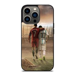 CRISTIANO RONALDO AND LIONEL MESSI iPhone 13 Pro Case CRISTIANO RONALDO AND LIONEL MESSI iPhone 13 Pro Case