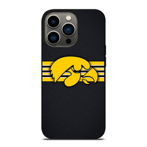 IOWA UNIVERSITY FOOTBALL TEAM LOGO iPhone 13 Pro Case