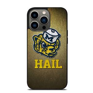 MICHIGAN WOLVERINES HAIL iPhone 13 Pro Case MICHIGAN WOLVERINES HAIL iPhone 13 Pro Case
