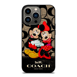 MICKEY MINNIE MOUSE COACH NEW YORK iPhone 13 Pro Case