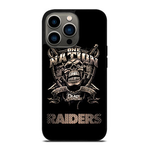 OAKLAND RAIDERS FOOTBALL ONE NATION iPhone 13 Pro Case OAKLAND RAIDERS FOOTBALL ONE NATION iPhone 13 Pro Case