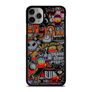 STICKER BOMB COMPILATION iPhone 11 Pro Max Case STICKER BOMB COMPILATION iPhone 11 Pro Max Case
