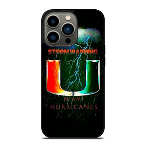 UM MIAMI HURRICANES NFL THUNDER iPhone 13 Pro Case