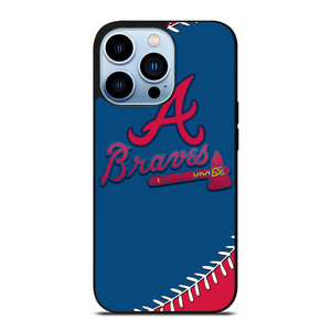 ATLANTA BRAVES ICON BALL BASEBALL iPhone 13 Pro Max Case