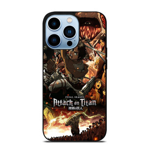 ATTACK ON TITAN ALL CHARACTER FINAL SEASON iPhone 13 Pro Max Case