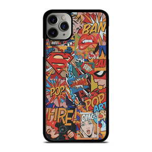 SUPERMAN POP ART COMIC iPhone 11 Pro Max Case SUPERMAN POP ART COMIC iPhone 11 Pro Max Case
