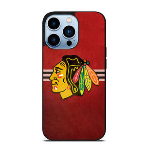 CHICAGO BLACK HAWKS RED LOGO iPhone 13 Pro Max Case