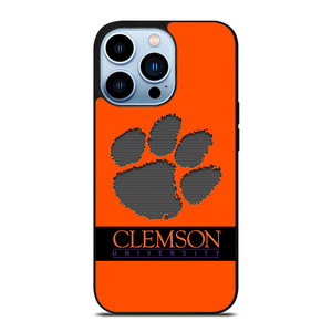 CLEMSON TIGERS UNIVERSITY PAW LOGO iPhone 13 Pro Max Case
