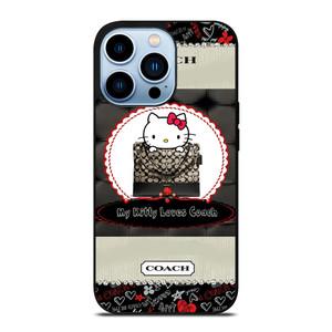 COACH NEW YORK HELLO KITTY BLACK iPhone 13 Pro Max Case