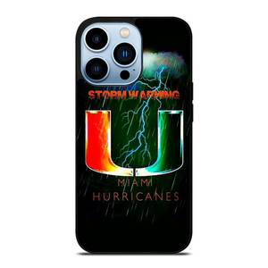 UM MIAMI HURRICANES NFL THUNDER iPhone 13 Pro Max Case