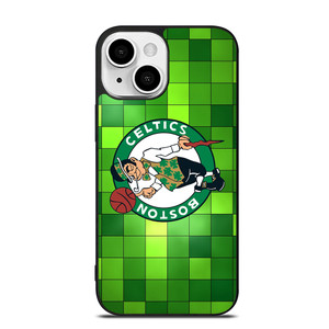 BOSTON CELTICS BASKETBALL SQUARE LOGO iPhone 13 Mini Case BOSTON CELTICS BASKETBALL SQUARE LOGO iPhone 13 Mini Case