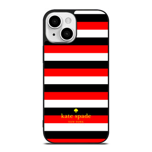KATE SPADE PATTERN RED BLACK iPhone 13 Mini Case