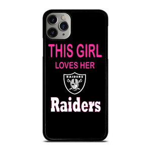 THIS GIRL LOVES THE RAIDERS iPhone 11 Pro Max Case THIS GIRL LOVES THE RAIDERS iPhone 11 Pro Max Case