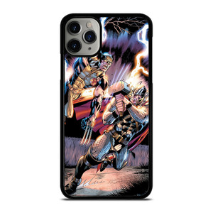 THOR VS WOLVERINE ANIME iPhone 11 Pro Max Case