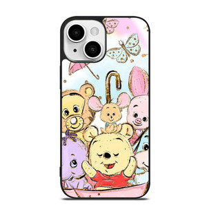 WINNIE THE POOH AND FRIENDS UMBRELA iPhone 13 Mini Case WINNIE THE POOH AND FRIENDS UMBRELA iPhone 13 Mini Case