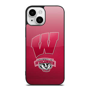 WISCONSIN BADGER LOGO UNIVERSITY FOOTBALL TEAM iPhone 13 Mini Case