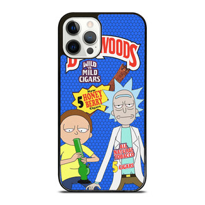 BACKWOODS RICK AND MORTY BLUE iPhone 12 Pro Case BACKWOODS RICK AND MORTY BLUE iPhone 12 Pro Case