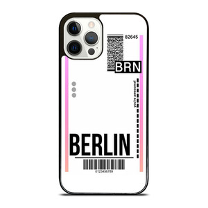 BERLIN BOARDING PASS iPhone 12 Pro Case