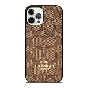 COACH NEW YORK PATTERN BROWN iPhone 12 Pro Case COACH NEW YORK PATTERN BROWN iPhone 12 Pro Case