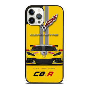 CORVETTE C8 R YELLOW iPhone 12 Pro Case