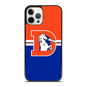 DENVER BRONCOS HORSE WHITE LOGO iPhone 12 Pro Case DENVER BRONCOS HORSE WHITE LOGO iPhone 12 Pro Case