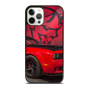 DODGE CAR DEMON LOGO RED iPhone 12 Pro Case DODGE CAR DEMON LOGO RED iPhone 12 Pro Case