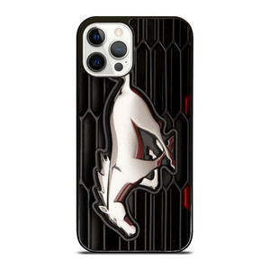 FORD MUSTANG SILVER GT LOGO iPhone 12 Pro Case