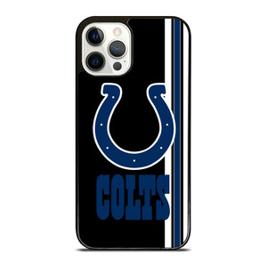 INDIANAPOLIS COLTS STRIPS LOGO NFL FOOTBALL iPhone 12 Pro Case INDIANAPOLIS COLTS STRIPS LOGO NFL FOOTBALL iPhone 12 Pro Case
